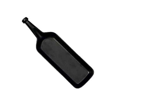 FORKLS Melamine Trays and Platters Sets for Serving Snacks and Desserts for for Home Hotel Restaurant Kitchen Black Pack of 2 - Image 4