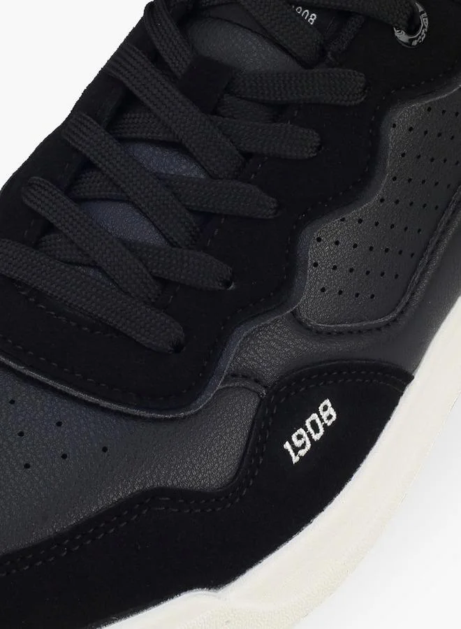 Lee Cooper BLACK Lace-Up Ankle School Sneakers for Men | Best Price UAE