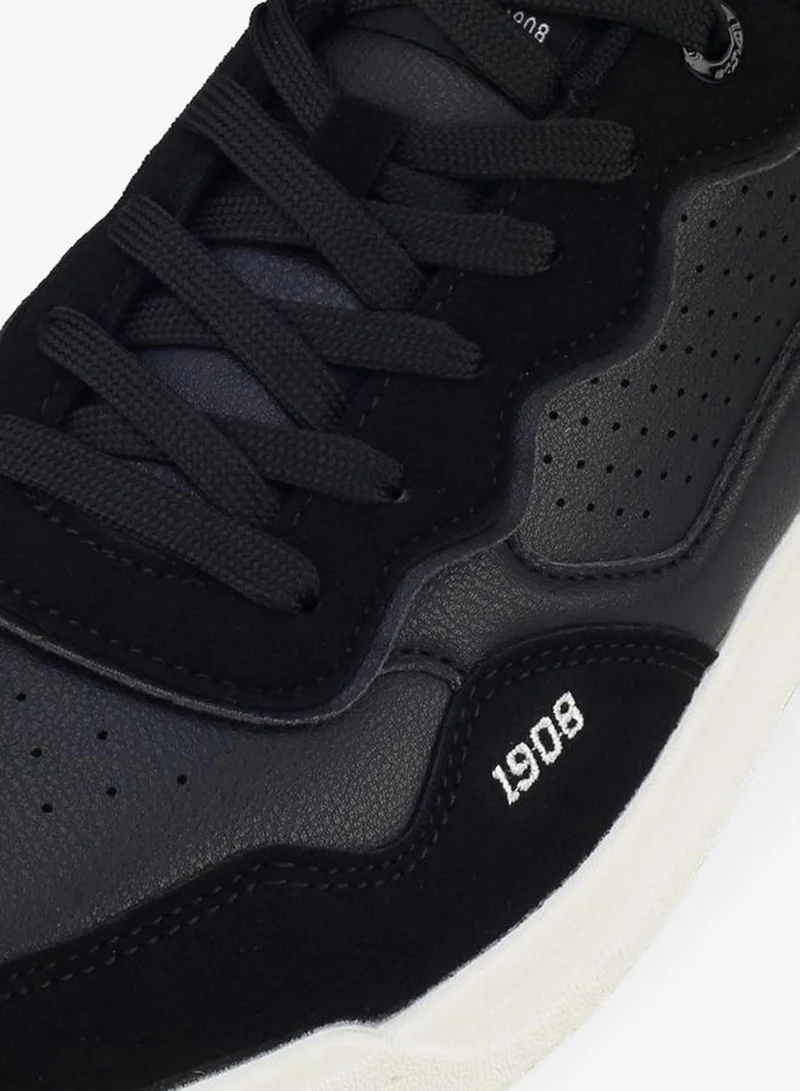 Lee Cooper BLACK Lace-Up Ankle School Sneakers for Men | Best Price UAE