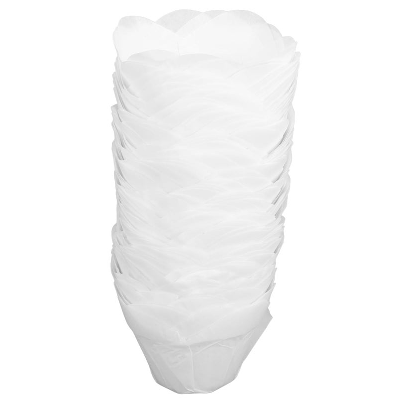 Greaseproof Baking Liners Muffin Cups 100pcs Medium Size For Party Baking - Image 2