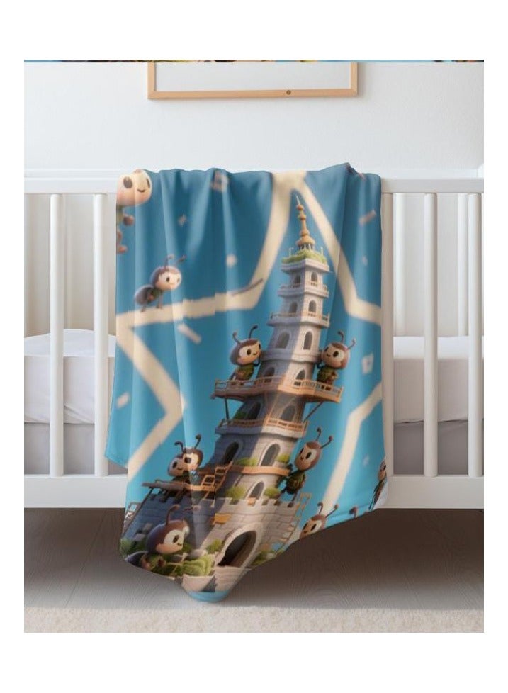 general Flannel thin blanket (warm and comfortable, suitable for sleep, gaming, dust removal and sandproof) 150cm*200cm - 533 - Image 5