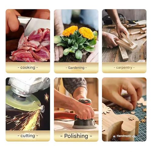 YUISI 20Pcs Cut Resistant Finger Protector for Cutting Vegetables, Gardening, Pruning, Carving, Planting – Reusable Finger Cots, Finger Sleeves, Anti-Slip Finger Guards, Finger Covers for Kitchen - Image 4