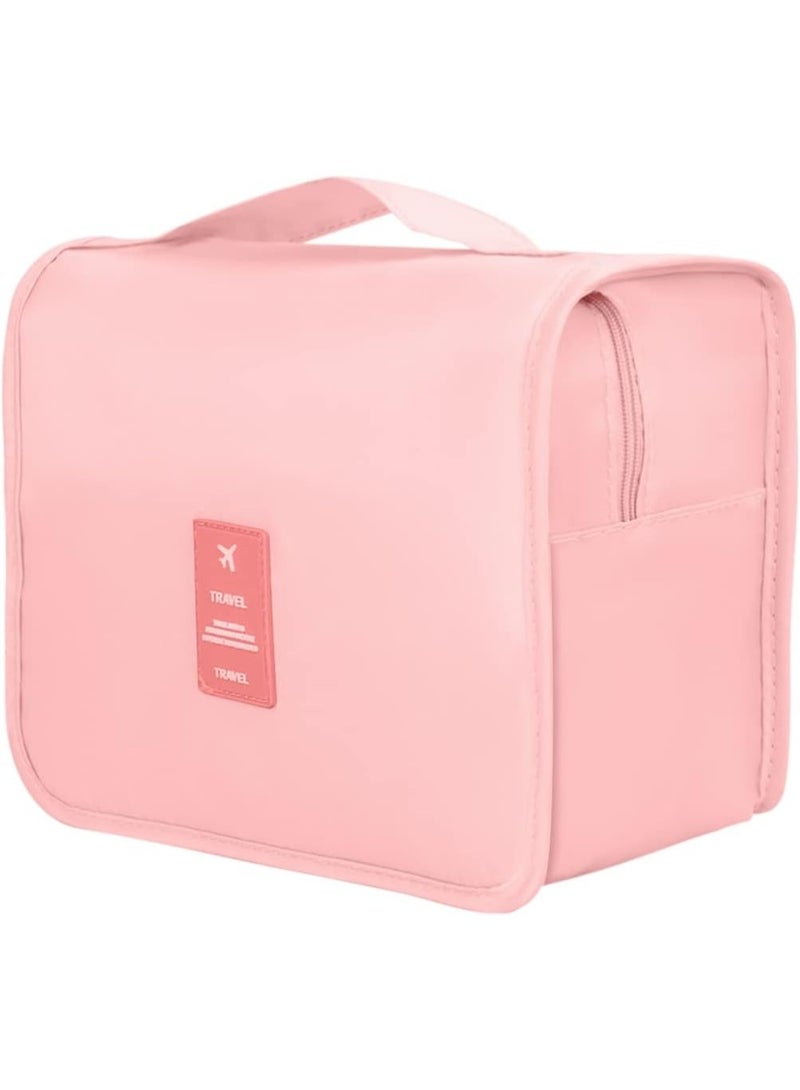 Foldable Hanging Travel Toiletry Bag,Waterproof Portable Travel Bags, Multifunction Travel Makeup Cosmetic Bag Organizer with Hanging Hook - Image 1