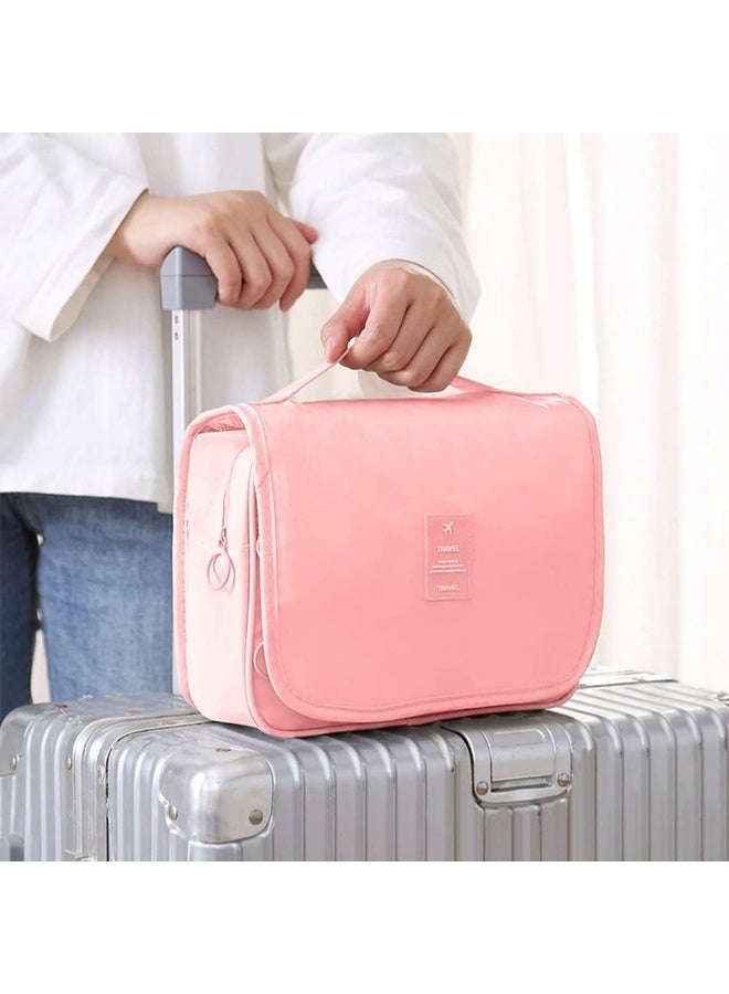 Foldable Hanging Travel Toiletry Bag,Waterproof Portable Travel Bags, Multifunction Travel Makeup Cosmetic Bag Organizer with Hanging Hook - Image 4