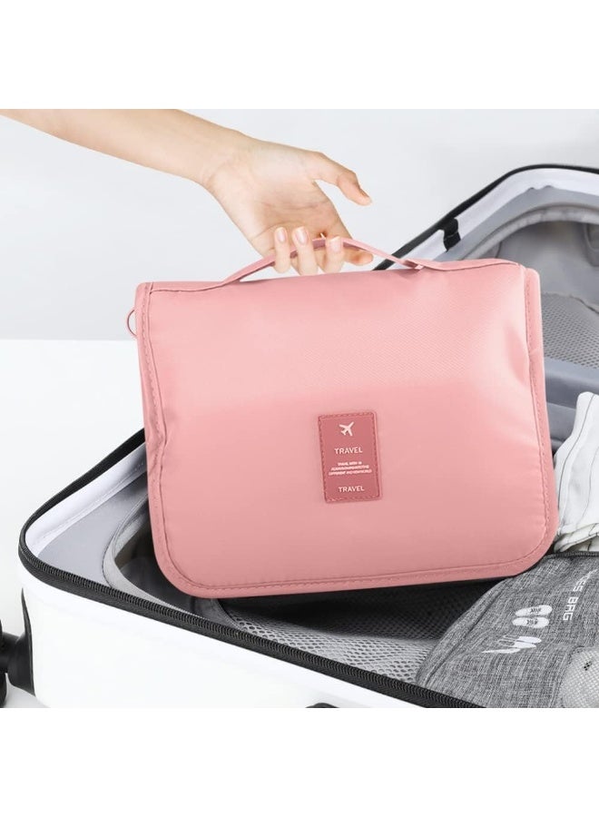 Foldable Hanging Travel Toiletry Bag,Waterproof Portable Travel Bags, Multifunction Travel Makeup Cosmetic Bag Organizer with Hanging Hook - Image 5