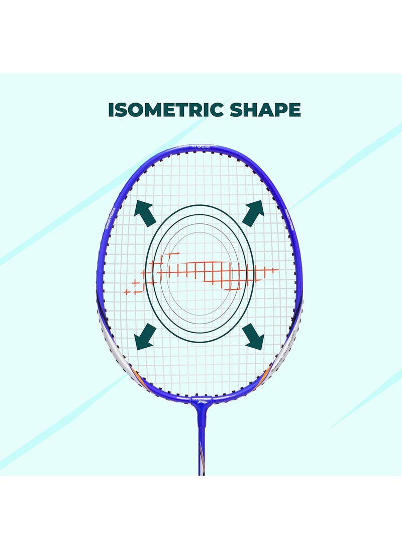 لي-نينج مضرب تنس الريشة Li-Ning XP 901-PV SINDHU Signature Series مصنوع من سبائك الألومنيوم، موتر، بأوتار متساوية الأبعاد، مع غطاء. - Image 5