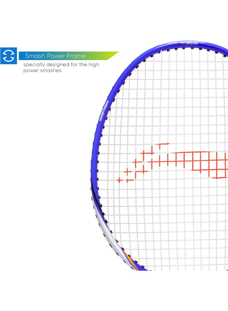 لي-نينج مضرب تنس الريشة Li-Ning XP 901-PV SINDHU Signature Series مصنوع من سبائك الألومنيوم، موتر، بأوتار متساوية الأبعاد، مع غطاء. - Image 4