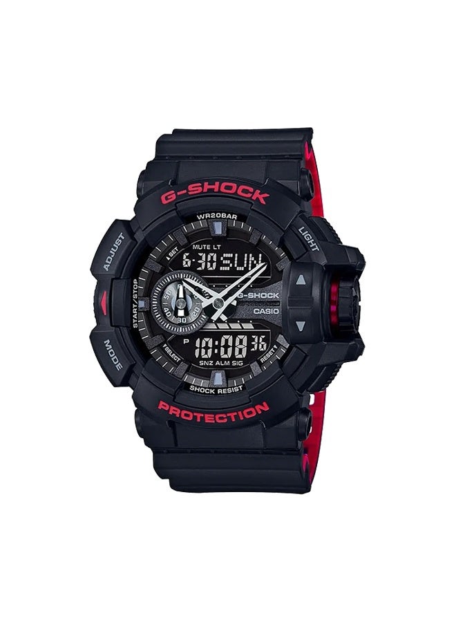 كاسيو ساعة كاسيو جي شوك كوارتز تناظرية رقمية للرجال GA-400HR-1AHDR - Image 1