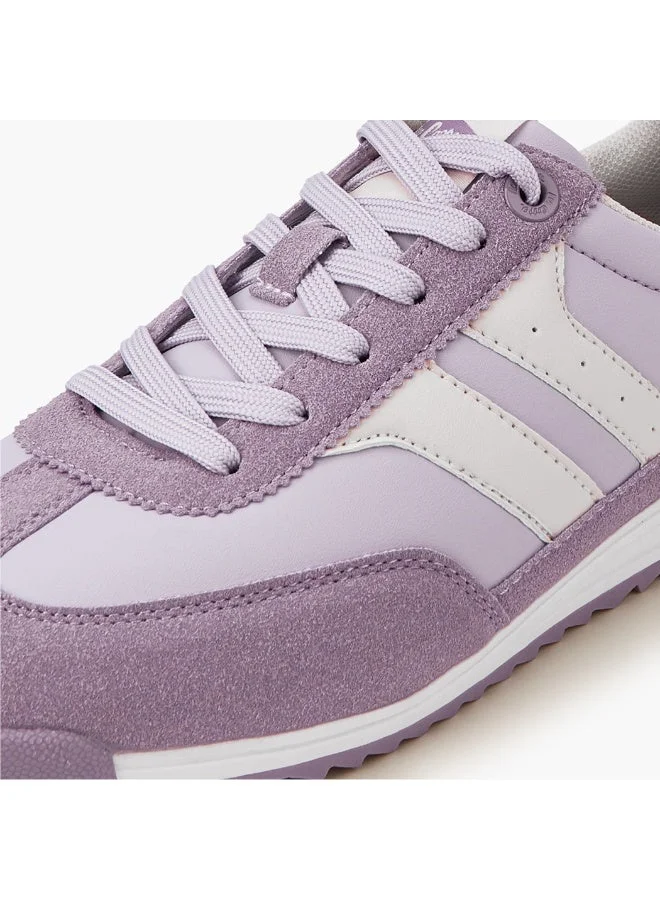 لي كوبر حذاء رياضي نسائي بأربطة مزين بالدانتيل