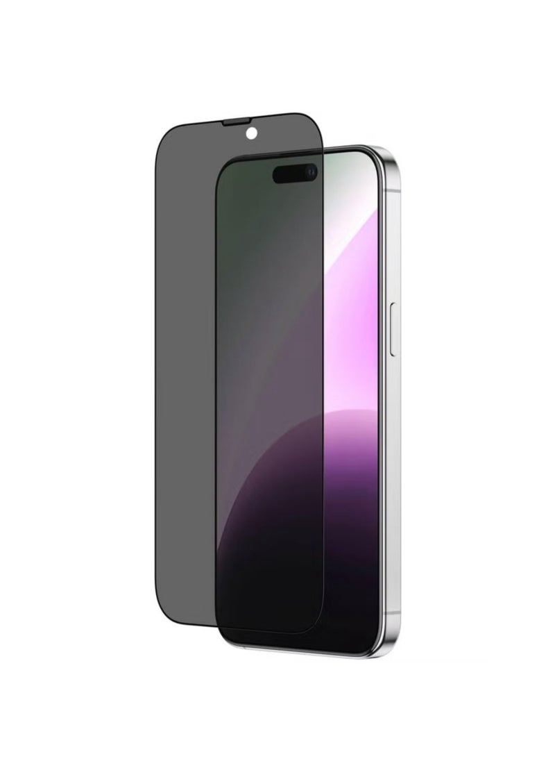 Original Tempered Dustproof Privacy Glass Screen Protector Compatible For iPhone 15 Plus  - Image 1
