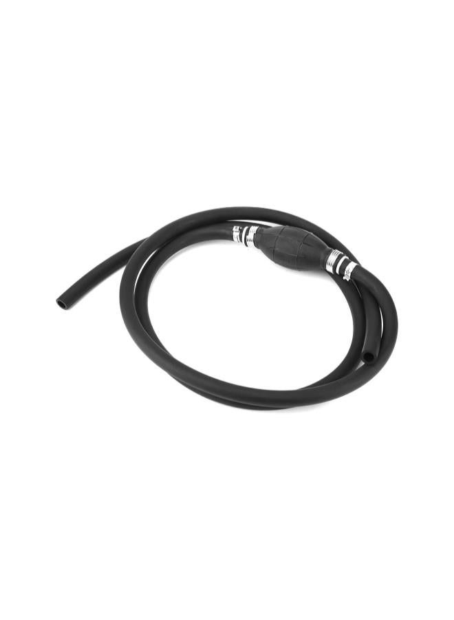 silvercnc Fuel Gas Line, 3/8in Fuel Hose Motor Fuel Gas Pipe Assembly Replacement Ozone Resistance Rubber Bulb and 6ft hose Line for Boats RVs Tractors and Caravans - Image 1