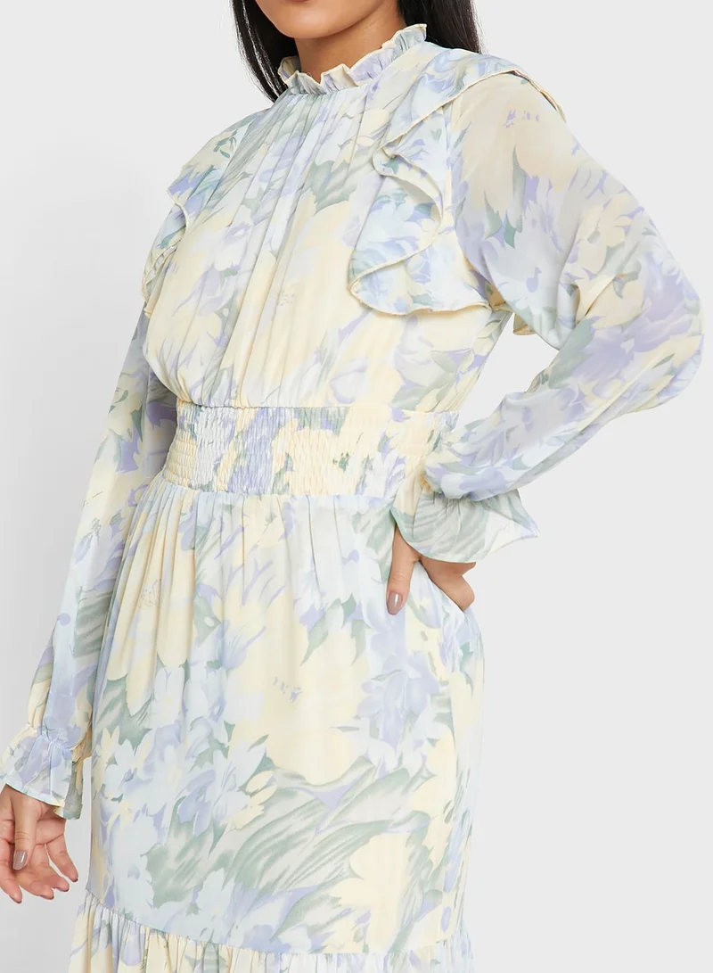 ELLA Floral Tiered Dress