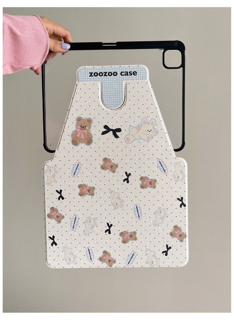 general Protective Case for M4 iPad Pro 13 inch Case 2024, Tablet Case with Tri-Fold Stand + Pencil Holder + Auto Wake/Sleep - Image 3