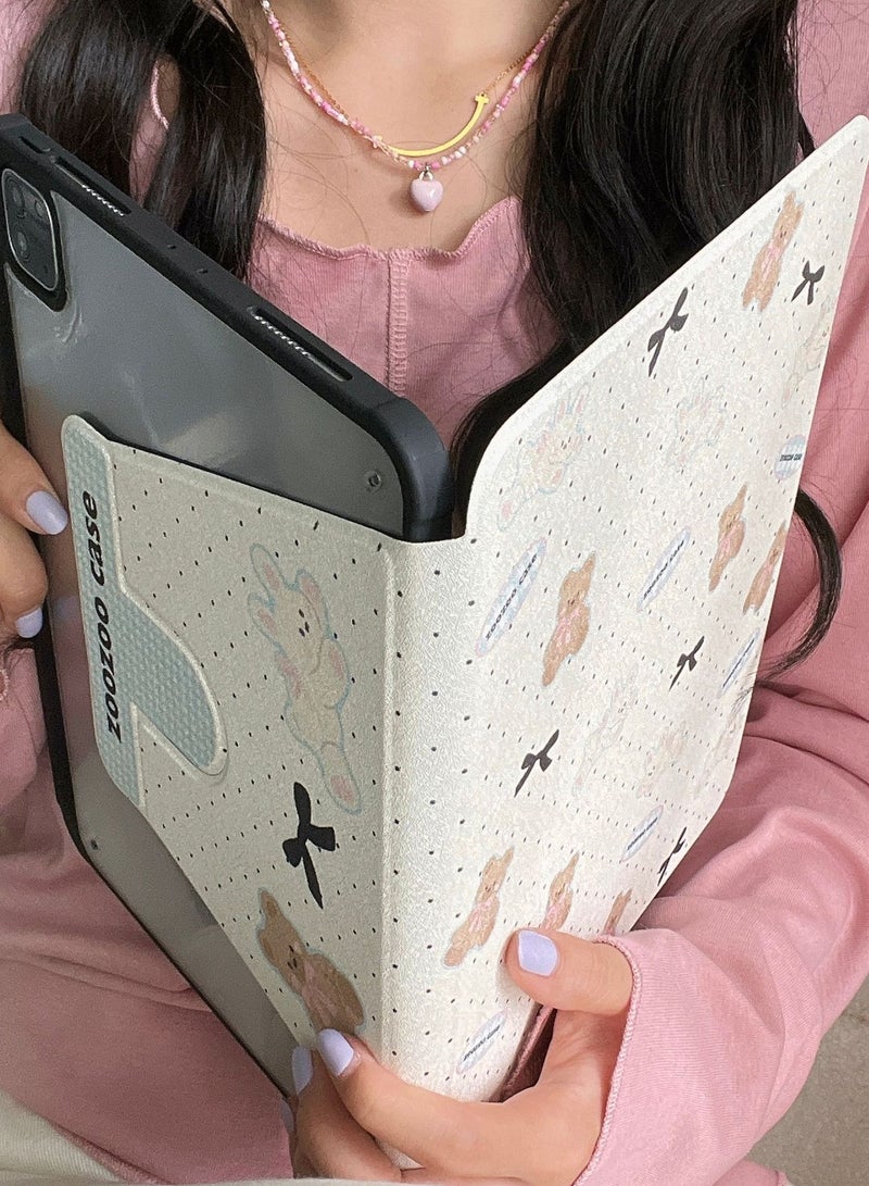 general Protective Case for M4 iPad Pro 13 inch Case 2024, Tablet Case with Tri-Fold Stand + Pencil Holder + Auto Wake/Sleep - Image 4