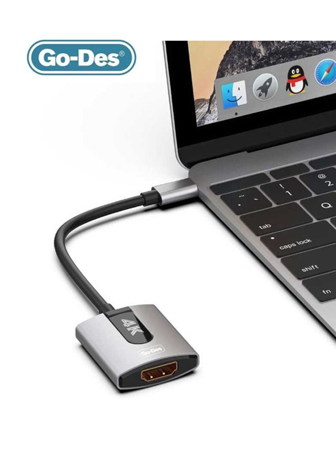GO-DES محول Go-Des Type-C إلى HDMI (USB-C) HDTV GD-8279 - Image 2