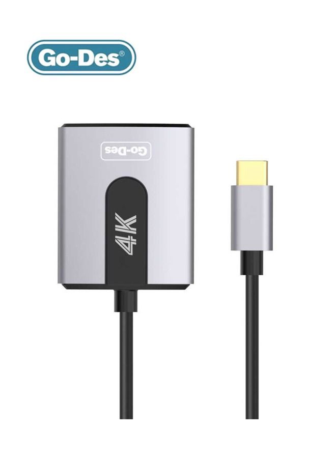 GO-DES محول Go-Des Type-C إلى HDMI (USB-C) HDTV GD-8279 - Image 3