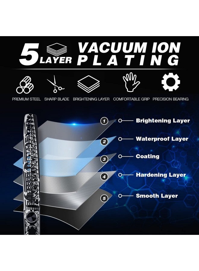جيسون مقص جيسون تشونكر للعناية بالكلاب، مقاس 7 بوصات، مقص مريح للعناية بالحيوانات الأليفة، مقص مزج أرق، مقص تشذيب القطط، مع مقبض منحرف، من الفولاذ المقاوم للصدأ، خفيف الوزن، حاد، آمن، مريح - Image 4