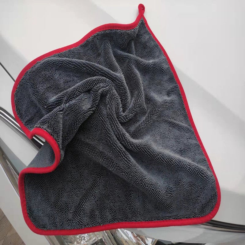 Factory New Tadpole Cloth Korea Small Braid Water Collection Car Towel Twisted Cloth Strong Absorbent Car Wash Cloth - Image 5