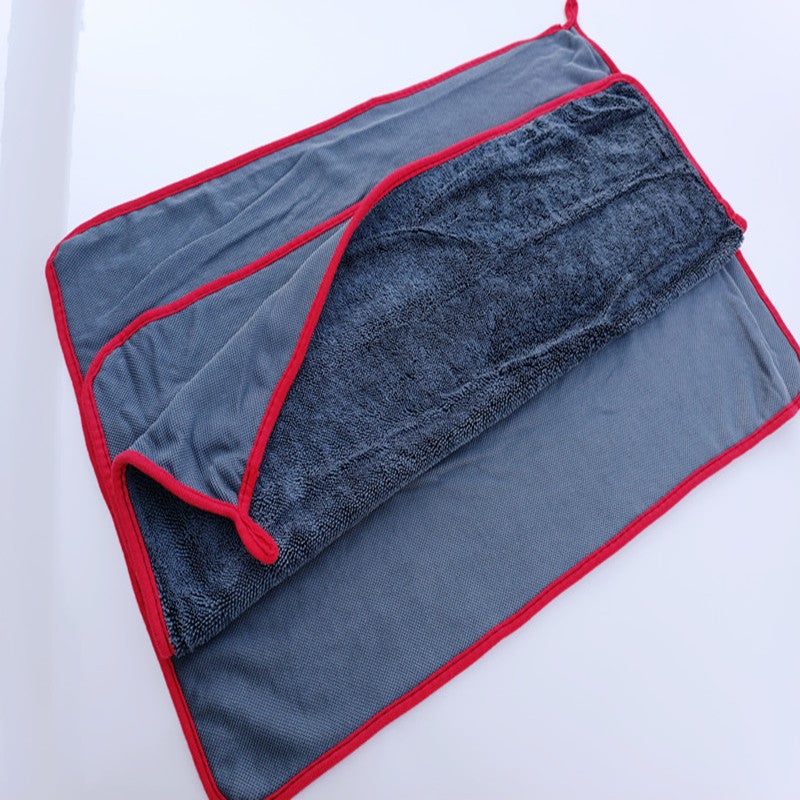 Factory New Tadpole Cloth Korea Small Braid Water Collection Car Towel Twisted Cloth Strong Absorbent Car Wash Cloth - Image 1