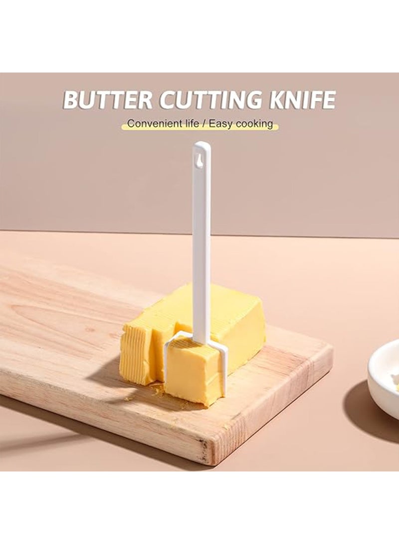 1 PCS Butter Cutter Cheese Knife Plastic One Tablespoon Butter Knife Spreader Kitchen Baking Tool with Scale Measurement  - Image 1