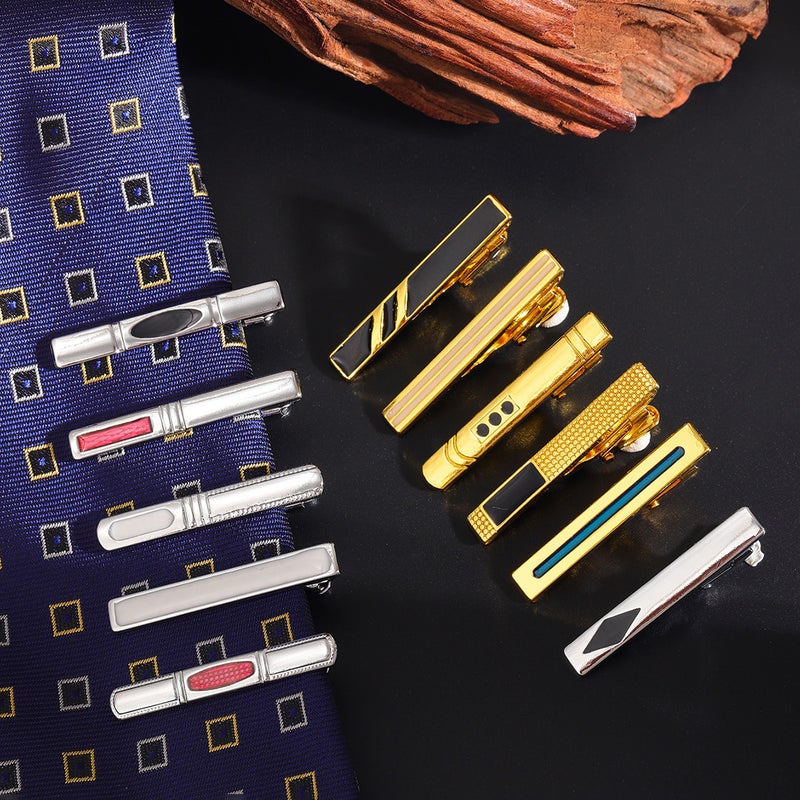 Iron Clip Men'S Formal Business Gold Tie Clip 4Cm Color Fashion Tie Clip Suit Accessories - Image 2
