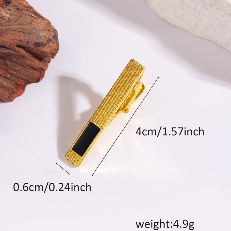 Iron Clip Men'S Formal Business Gold Tie Clip 4Cm Color Fashion Tie Clip Suit Accessories - Image 3