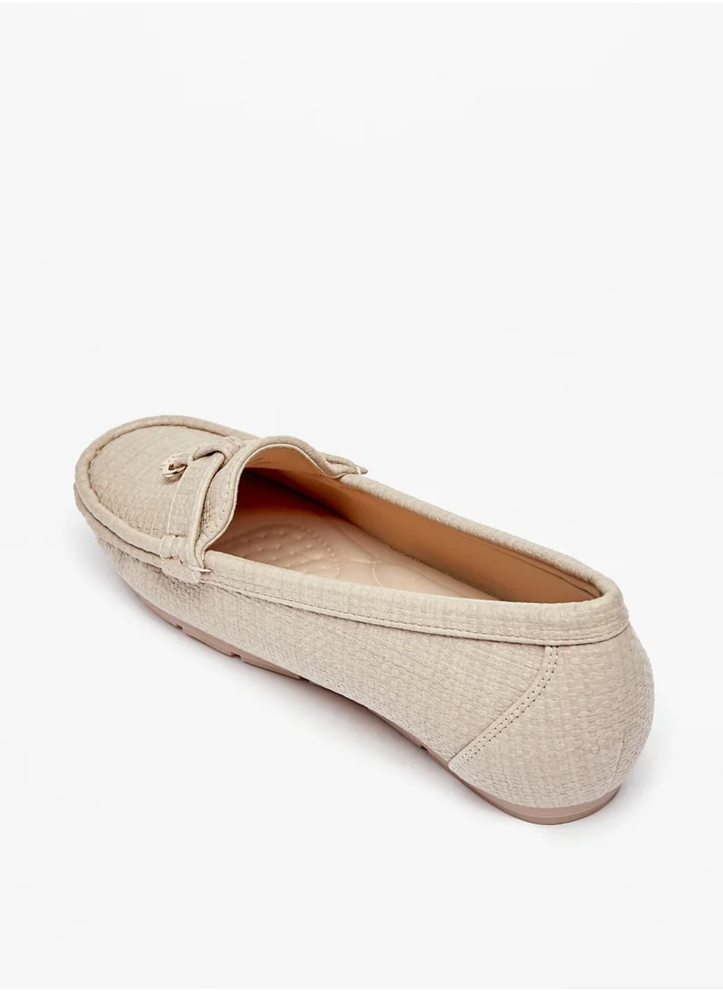 فلورا بيلا من شو إكسبرس Womens Textured Slip On Loafers By Shoexpress