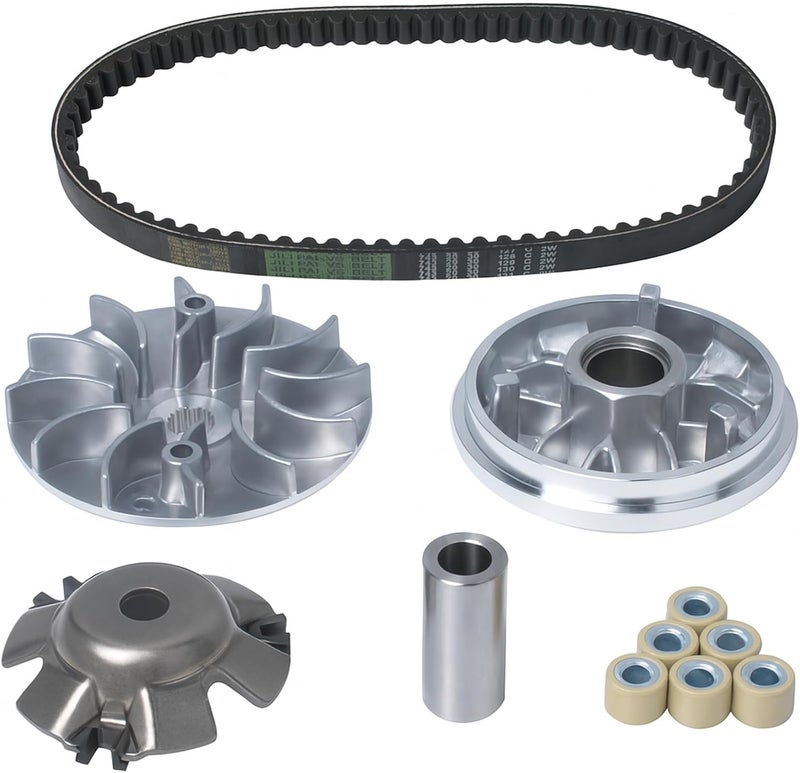 Wadoy مجموعة كاملة من أدوات التغيير متوافقة مع محرك GY6 125cc/150cc 152QMI/157QMJ مع حزام 743-20-30، تجميع لمحرك 4 أشواط سكوتر ATV وقطع غيار Gokart 150cc - Image 1