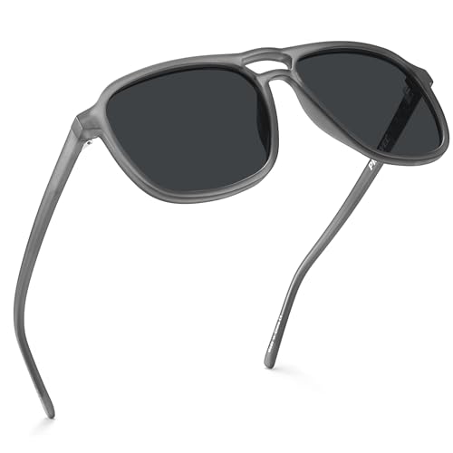PRIVEL XXL Size Extra Large 160MM Polarized Double Bridge Retro Aviator Sunglasses Big Wide Heads Men UV400 Protection (PMX013P-6) - Image 1