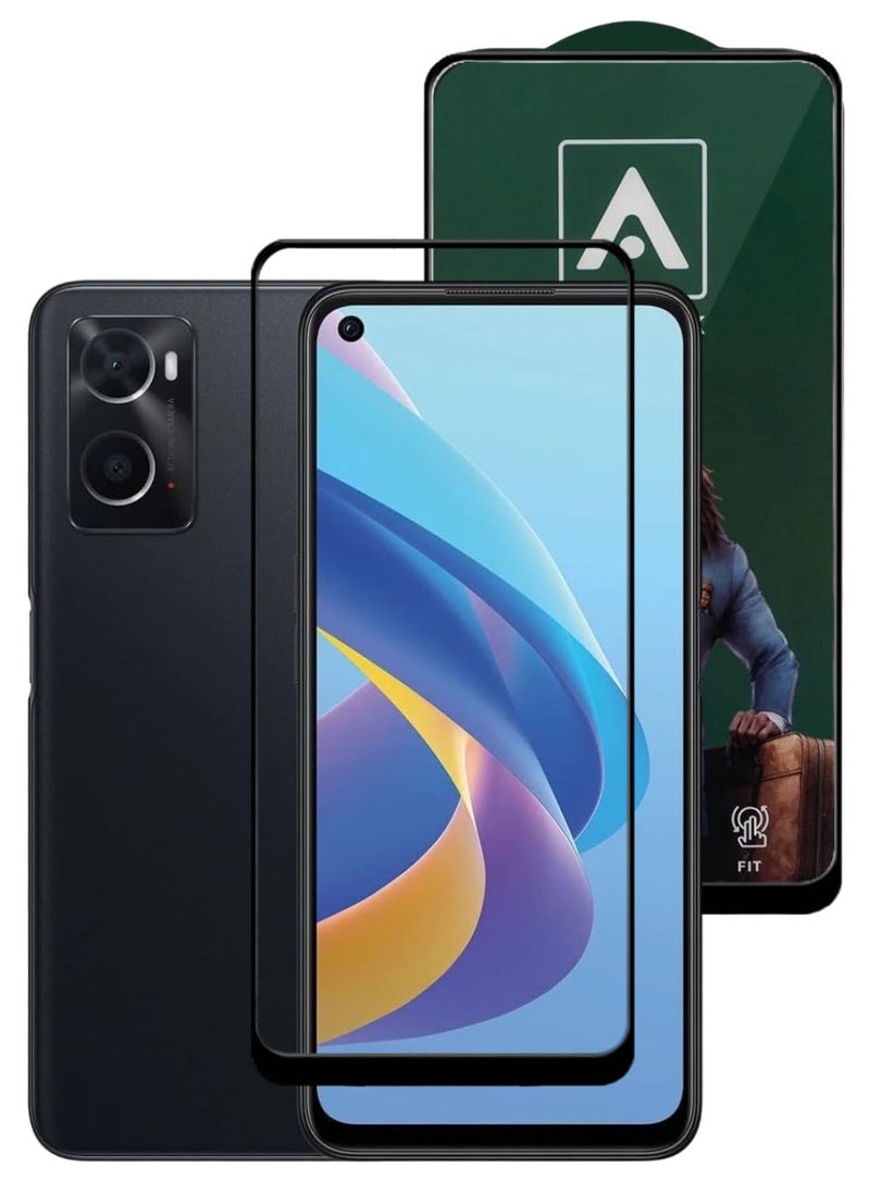 ACLIX Antistatic ESD Dustproof Premium Quality High Definition Tempered Glass Screen Protector Designed For Oppo A76 - Image 1