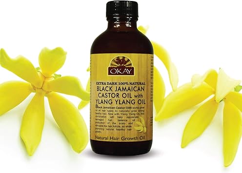 OKAY Pure Naturals Xtra Dark Black Jamaican Castor Oil with Ylang Ylang Oil 4 Ounce 011 kgOKAYBJXYLG4 - Image 4