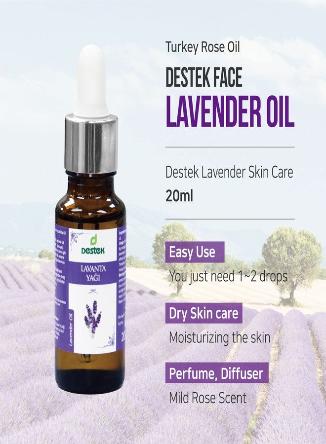 Letusto Destek Turkish Lavender Essential Oil for Facial & Skin Care - Pure & Natural Ingredients Relieves & Moisturizes Skin - Great for Face, Body, Hair & Diffuser Scents - Image 3