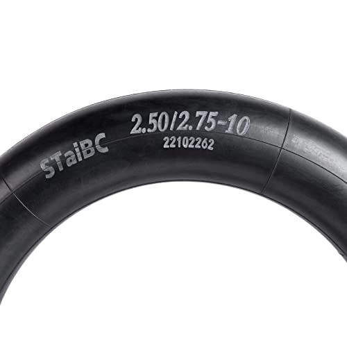StaiBC Heavy Duty 2.50/2.75-10" Dirt Bike Tubes with TR4 Straight Valve Stem 2.50-10 2.75-10 Inner Tubes Compatible with Most 2.50 x 10 2.60 x 10 2.70 x 10 2.75 x 10 Dirt Bike Tires 2-Pack - Image 4