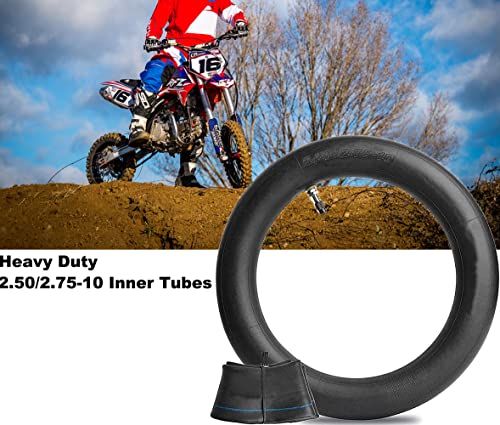 StaiBC Heavy Duty 2.50/2.75-10" Dirt Bike Tubes with TR4 Straight Valve Stem 2.50-10 2.75-10 Inner Tubes Compatible with Most 2.50 x 10 2.60 x 10 2.70 x 10 2.75 x 10 Dirt Bike Tires 2-Pack - Image 5