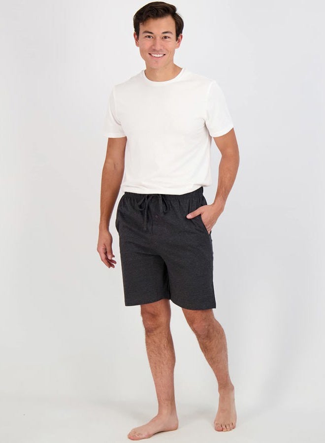 REALESSENTIALS 3 Pack:Men's 100% Cotton Ultra-Soft Knit Sleep Shorts & Lounge Wear, Set B, M - Image 5