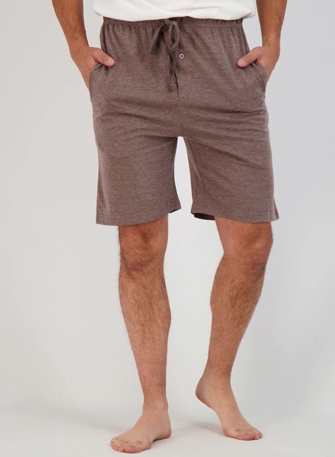 REALESSENTIALS 3 Pack:Men's 100% Cotton Ultra-Soft Knit Sleep Shorts & Lounge Wear, Set B, M - Image 2