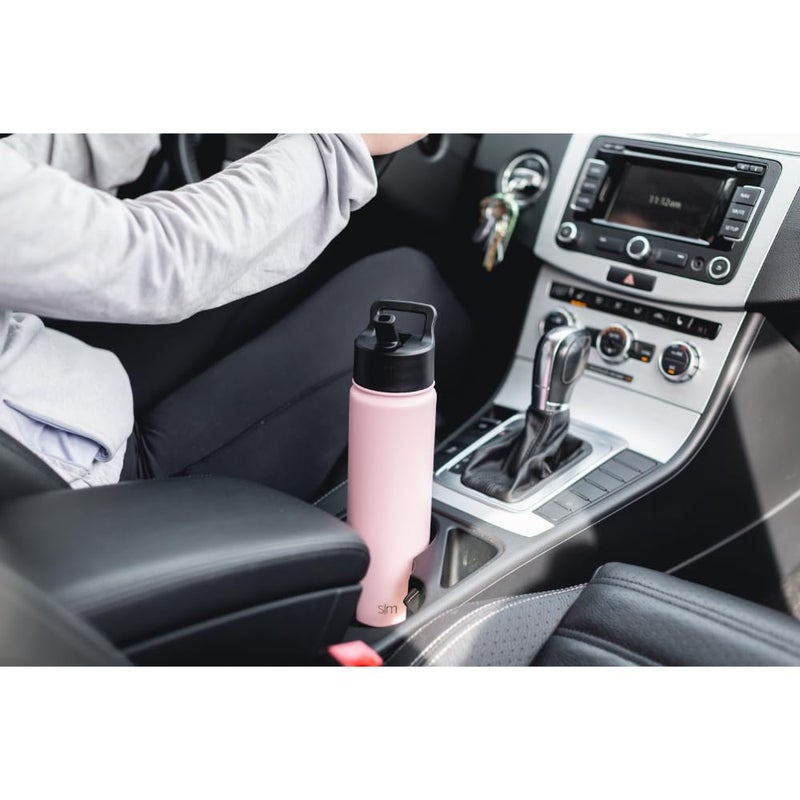 Simple Modern Kids Water Bottle with Straw Lid Vacuum Insulated Stainless Steel Metal Thermos Bottles | Reusable Leak Proof BPA-Free Flask for School | Summit Collection | 18oz, Midnight Black - Image 5