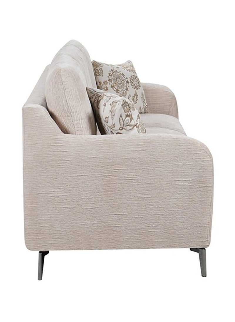 ROYALOAK Royaloak Weston Fabric 3 Seater Sofa | Metal Frame Support | Fabric Upholstery | Sofa 3 Seater | Durable & Long-lasting | Comfortable Seating Space  - Image 4