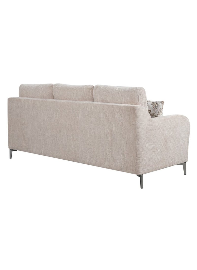 ROYALOAK Royaloak Weston Fabric 3 Seater Sofa | Metal Frame Support | Fabric Upholstery | Sofa 3 Seater | Durable & Long-lasting | Comfortable Seating Space  - Image 3
