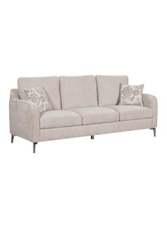 Royaloak Weston Fabric 3 Seater Sofa | Metal Frame Support | Fabric Upholstery | Sofa 3 Seater | Durable & Long-lasting | Comfortable Seating Space