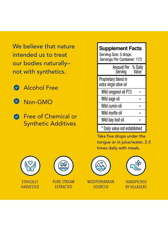 North American Herb & Spice - Fungeclenz 1 Fl. Oz. Immune Support Healthy Hair Skin & Nails Contains Oregano Food & Spice Oils Nongmo Vegan 173 Total Servings - Image 1