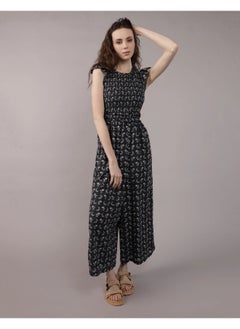 American Eagle AE Ruffle Sleeve Smocked Jumpsuit  - Image 1