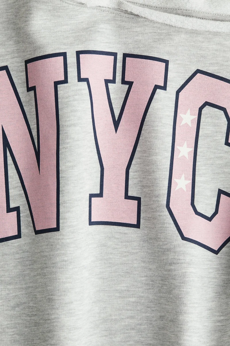 H&M Oversized one-shoulder sweatshirt