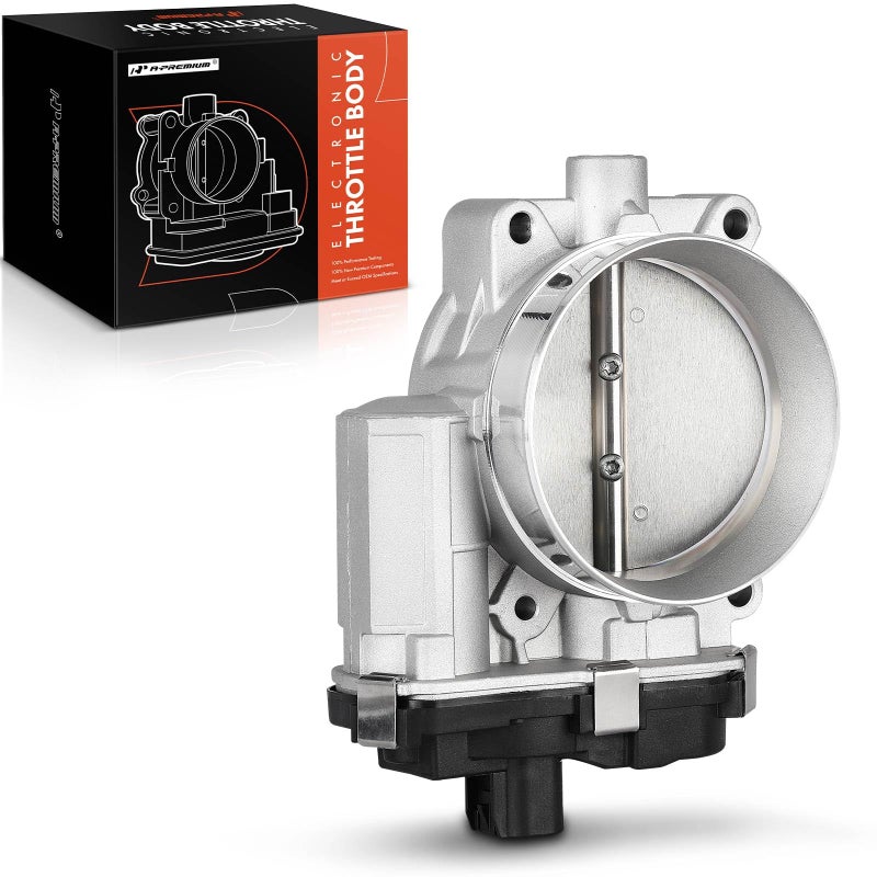 A-Premium جسم خنق إلكتروني متميز متوافق مع شيفروليه كاديلاك جي إم سي هامر ساب إيزوزو سيلفرادو إكسبريس سوبربان تاهو سييرا يوكون 48536062L 12629992 12601387