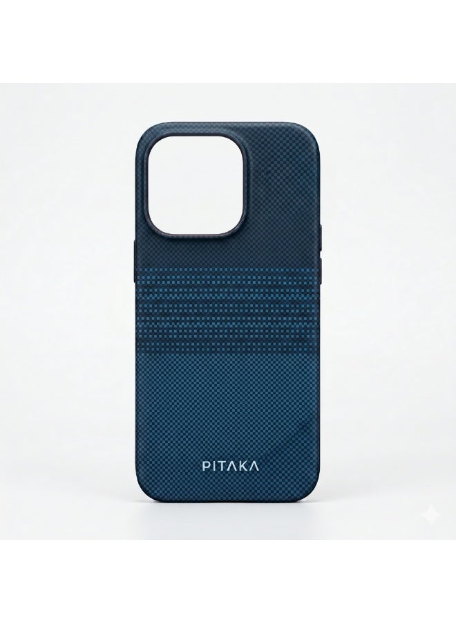 PITAKA Slim Case Compatible with MagSafe for iPhone 16 Pro - Premium Ultra-Thin Aramid Fiber Carbon Shield, Anti-Scratch & Shockproof Protective Cover - Image 1