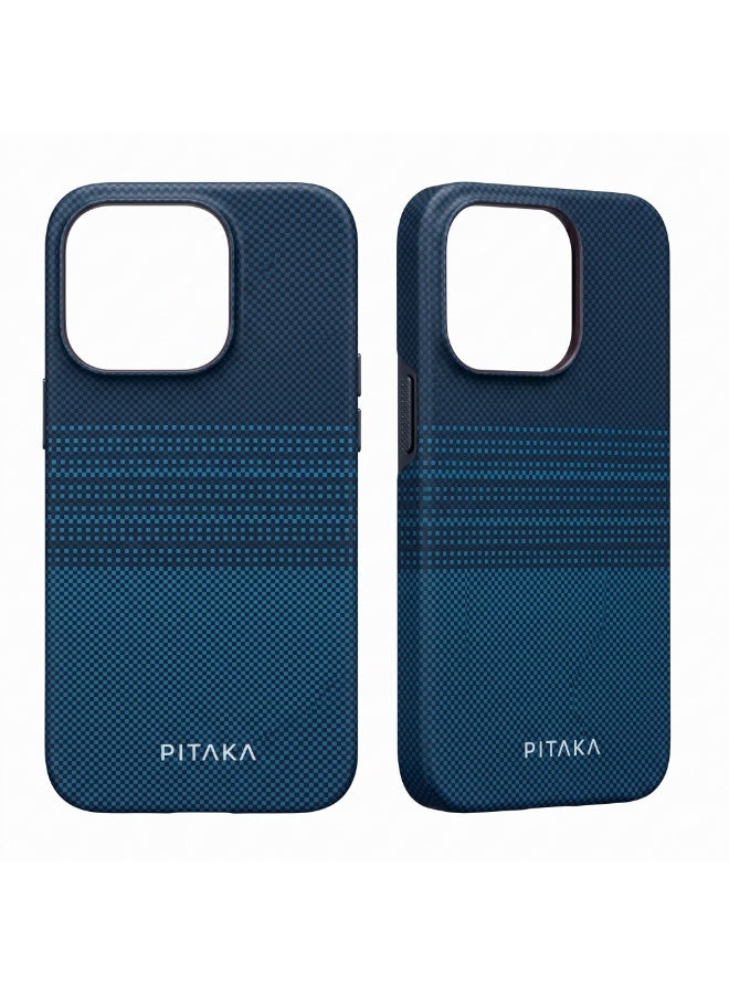 PITAKA Slim Case Compatible with MagSafe for iPhone 16 Pro - Premium Ultra-Thin Aramid Fiber Carbon Shield, Anti-Scratch & Shockproof Protective Cover - Image 2