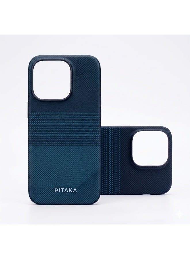 PITAKA Slim Case Compatible with MagSafe for iPhone 16 Pro - Premium Ultra-Thin Aramid Fiber Carbon Shield, Anti-Scratch & Shockproof Protective Cover - Image 3