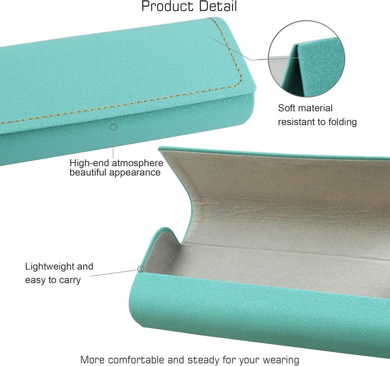 VisionGlobal Hard Shell Eyeglass Case for Eyeglasses and Sunglasses for Men/Women and Kids - Image 2