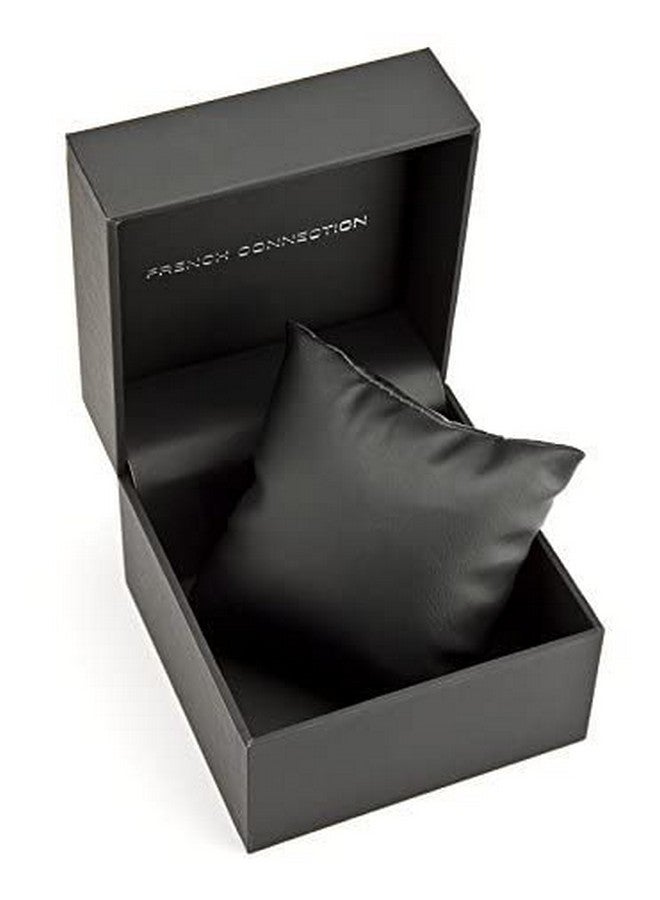 French Connection Leather Spring-Summer 2023 Analog Mop Grey Dial Women's Watch-Fcn00065D, Band_Rose Gold - Image 3