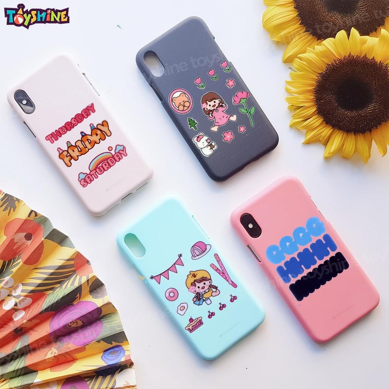 Toyshine Toyshine Cute Handbook Decorative Washi Stickers Gift Box (2 Sets) for Scrapbook Diary Planner DIY Craft Album Calendar Notebook Laptop Phone Case-B  - Image 4